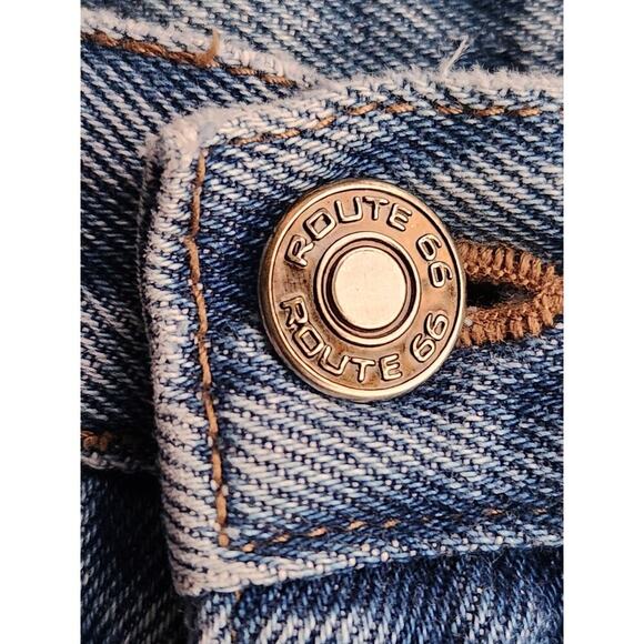 Route 66 Shorts Men's Sz 34"x8.5" Blue Denim Faded Jorts Y2K VTG - Picture 4 of 6